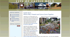 Desktop Screenshot of ci.castle-rock.wa.us