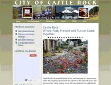 Tablet Screenshot of ci.castle-rock.wa.us