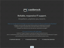 Tablet Screenshot of castle-rock.co.za